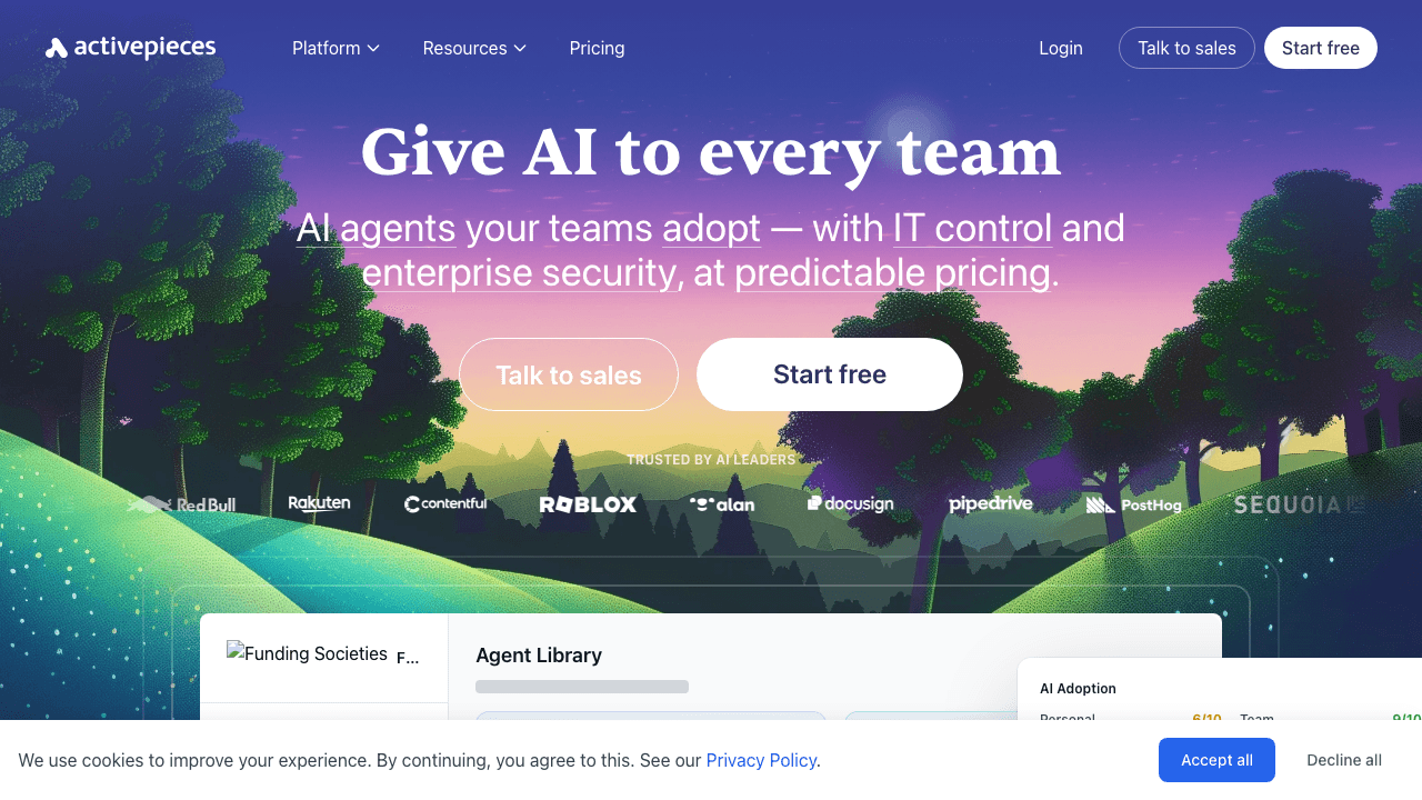 Activepieces screenshot