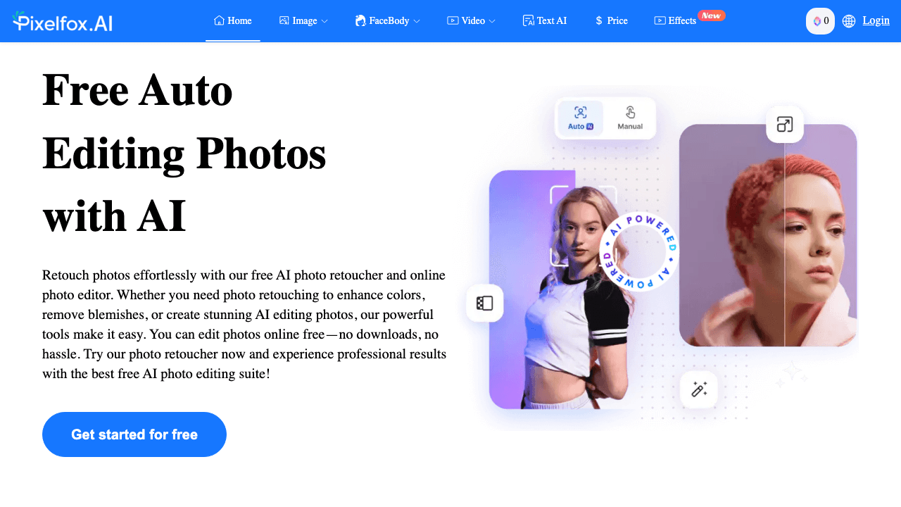 Pixelfox AI screenshot