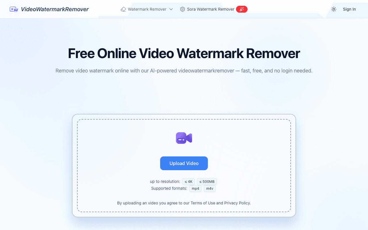 VideoWatermarkRemover AI screenshot